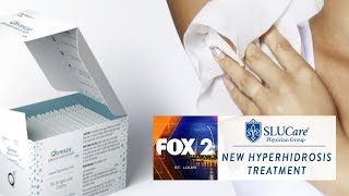 New FDA Approved Treatment for Hyperhidrosis  SLUCare Health Watch [upl. by Aydni]