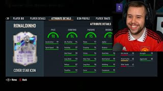 Auzio Reacts to NEW 98 Ronaldinho SBC [upl. by Noseimaj]