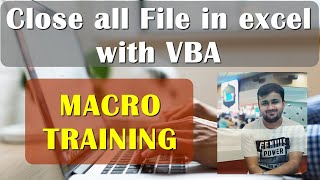 Close Multiple Excel File at one go  Excel VBA tricks [upl. by Ishmael]