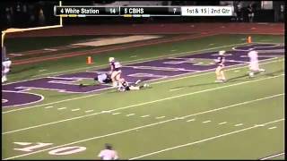 White Station WR Donald Grey 41 yard TD reception [upl. by Hearsh603]