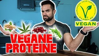 DIE BESTEN VEGANEN PROTEINE  MUSKELAUFBAU [upl. by Lael]