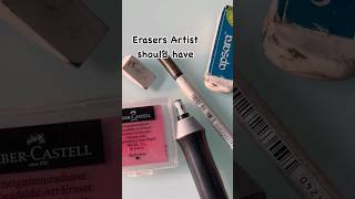 Erasers Every Artist should have🖋️🎨 arttipsandtricks tipsandtechniques eraser artists [upl. by Buyse]