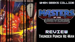 MASTERS OF THE UNIVERSE REVIEW  MASTERVERSE THUNDER PUNCH HEMAN [upl. by Morrell]