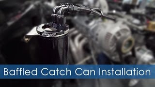 How To Install a Catch Can AN Fittings and Braided Hose on Your Car [upl. by Ecargyram]