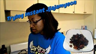 Instant Jjajangmyeon  Korean Eats [upl. by Fornof392]