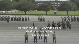 USMC MCRD Parris Island Graduation for DELTA Company on August 30 2024 [upl. by Ahsaf]