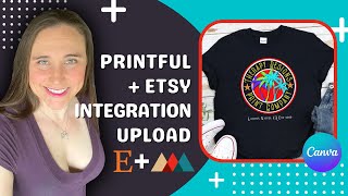 Printful Etsy Integration Upload Products Pricing SEO Tutorial for print on demand  POD [upl. by Becca177]