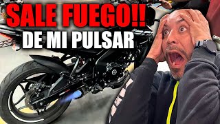 🛑 Sale FUEGO de mi PULSAR Ns200🔥🔥 Modificando LA ALETOSA [upl. by Amsed653]