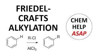 FriedelCrafts alkylation of aromatic rings [upl. by Lahcym]