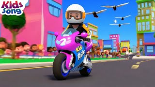 Kids Motorbike Ride Song for Kids  Kids Raider’s Magical Motorbike Journey [upl. by Studdard106]