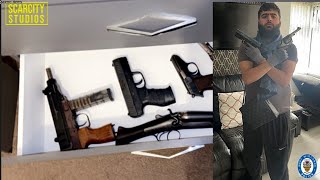 Birmingham man jailed for Submachine gun attempt murder and haul of firearms [upl. by Oniram181]