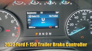 2022 Ford F 150 Trailer Brake Controller Installation [upl. by Ingamar147]