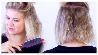 Best Hair Brush Straightener For ALL HAIR TYPES 😲 [upl. by Sioled]