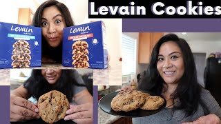 Levain Bakery Cookies  Grocery Store and Homemade Copycat Cookies  BEST Cookie in NYC [upl. by Sweyn]