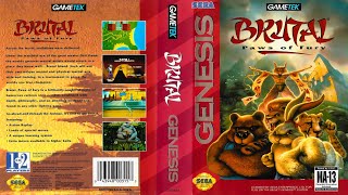 Vs Screen Brutal Paws of Fury SEGA Mega DriveGenesis Music OST 🎵 [upl. by Adekram]