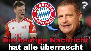 💥Dringende Neuigkeiten Max Eberl spricht über Kimmich Zukunft Nachrichten Vom FC Bayern München [upl. by Laitselec484]