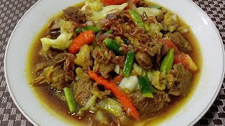 TONGSENG DAGING SAPI TANPA SANTAN INI GURIH BGT [upl. by Anilram]