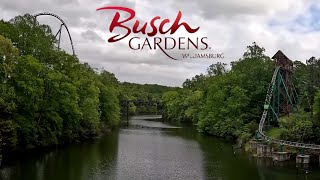 Busch Gardens Williamsburg 4k Walking Tour 2024 [upl. by Yajeet811]