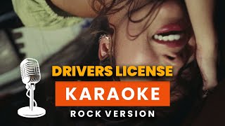 Olivia Rodrigo  Drivers License Karaoke Rock VersionBacking TrackMinus OneInstrumental [upl. by Nojed]