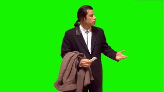 John Travolta Pulp Fiction Meme  Green Screen amp Color Correction Scenes [upl. by Alexi168]