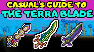 TERRARIA TERRABLADE GUIDE Terraria Sword Guide 2020 How to craft the Terraria Terra Sword  Blade [upl. by Moffat]