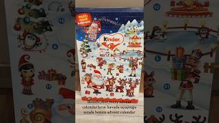 Kinderin yeni yıl çikolatası kinder cikolata noel chocolate [upl. by Ellehsem83]