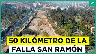 Falla de San Ramón Se extiende por 50 kilómetros en la Región Metropolitana [upl. by Ardnaid]