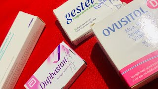 Ovusitol gestel duphaston تجربتي مع ادوية للمساعدة علي الحمل [upl. by Hope195]