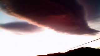 Altocumulus Lenticularis Cloud in Madeira Island [upl. by Atiner]