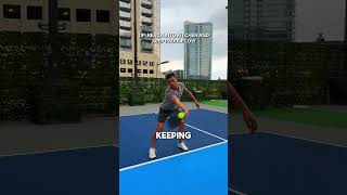 Add the forehand flick to your repertoire pickleball coaching austin shorts [upl. by Ominorej]