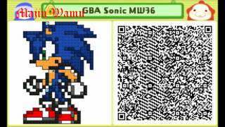 Pushmo GBA Sonic Custom Level 36 QR Code [upl. by Llohcin754]