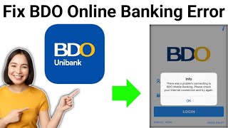 How To Fix BDO Online Banking Error 2024 [upl. by Keraj870]