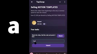 Selling NOTION TEMPLATES  TAPSWAP CODE  Earn 7450 per Month by Selling NOTION TEMPLATES [upl. by Celine266]