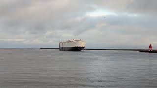 cargo ship entering the tyne nortshields boats tyne likeandsubscribe cargoship boat water [upl. by Xed]