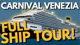 Carnival Venezia Full Ship Tour 2023 Review amp BEST Spots of Carnivals Newest Cruise Ship [upl. by Naras]