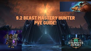 92 Beast Mastery Hunter PVE Guide Get Your Tier Sets WoW Shadowlands [upl. by Cutcheon]