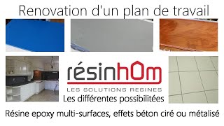 Rénover un plan de travail avec de la résine époxy multisurfaces [upl. by Walter]