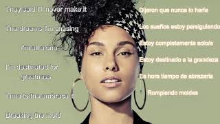 Alicia Keys  Underdog Remix Audio ft Chronixx Protoje VIDEO LIRIC [upl. by Gretchen]