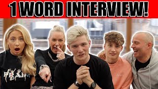 1 WORD INTERVIEW spilling the tea FULL BARKER FAMILY [upl. by Fisch]