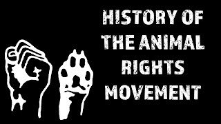 A Brief History Of The Animal Rights Movement [upl. by Barret]