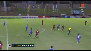 Arnett Gardens FC defeat 10 Dunbeholden FC in JPL matchday 14 battle Match Highlights [upl. by Godbeare]