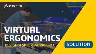 How to Design Ergonomic Workstations Virtually  DELMIA [upl. by Yeleen887]