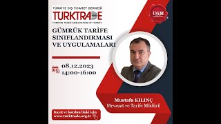 Gümrük Tarife Sınırlandırması ve Uygulamaları [upl. by Bendick514]