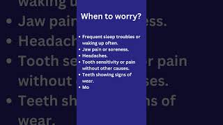 Kids grinding teeth Bruxism  When to worry amp What to do [upl. by Pomcroy]