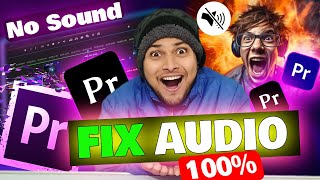 NO SOUND NO AUDIO in Adobe Premiere Pro mp4 [upl. by Denis]