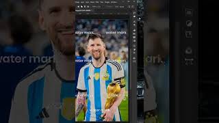 How to Remove Watermark in Photoshop  Photoshop Tutorial shorts photoshop [upl. by Janik165]