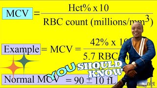 CALCULATION OF HAEMATOLOGICAL INDICES Haematology [upl. by Ayak]