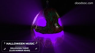 Halloween Music 🎃  Halloween Theme Club Horror Remix  doodooc Music Visualizer [upl. by Janina]