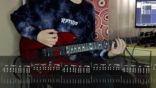 Motionless In White  Reincarnate  GUITAR COVER  TABS [upl. by Alair]