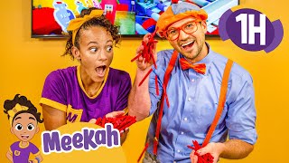 Blippi and Meekahs Crayon Creation  Educational Videos for Kids  Blippi and Meekah Kids TV [upl. by Ayekahs590]